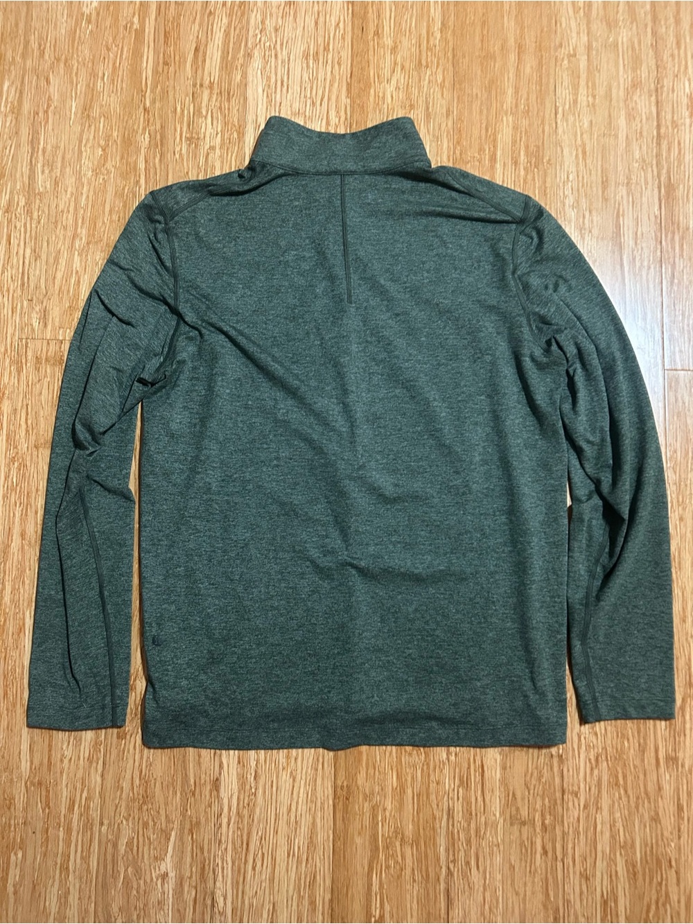 Lululemon Surge Warm Half-Zip Pullover Heather Green (Men’s Large) - Picture 2 of 3